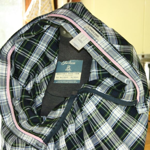 Land's End Plaid Skirt School Girl Uniform - Picture 5 of 5